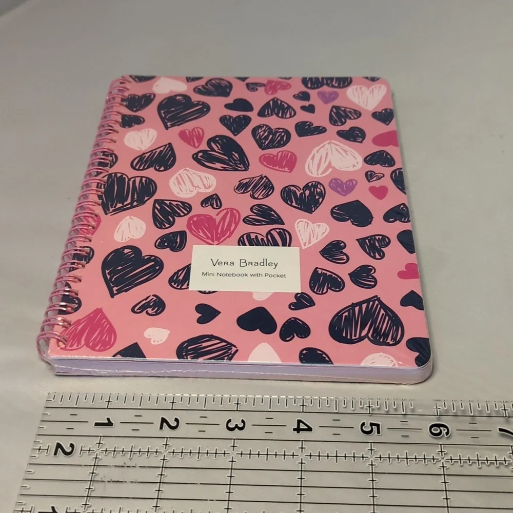 Vera Bradley Notebook with Pocket -Love You Lots